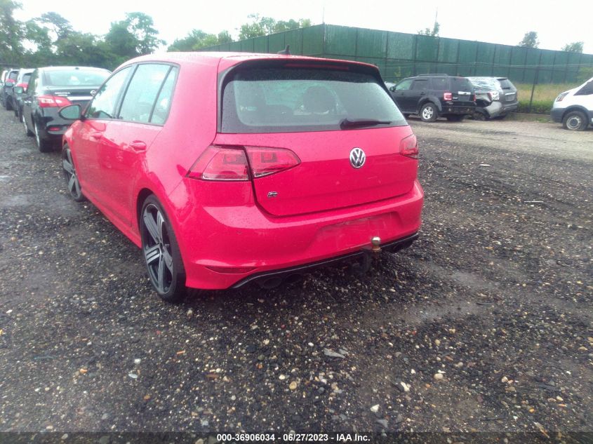 2016 VOLKSWAGEN GOLF R WVWLF7AU0GW143625