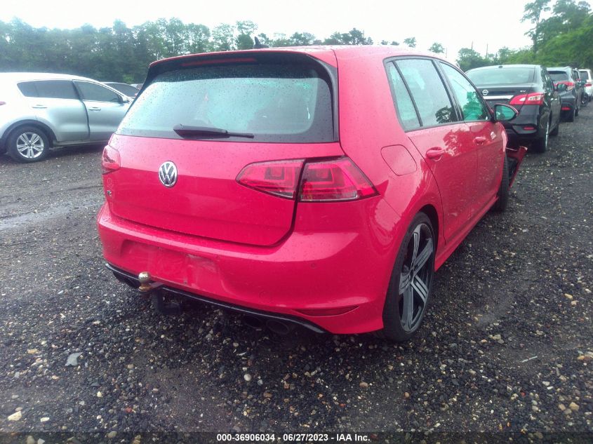 2016 VOLKSWAGEN GOLF R WVWLF7AU0GW143625