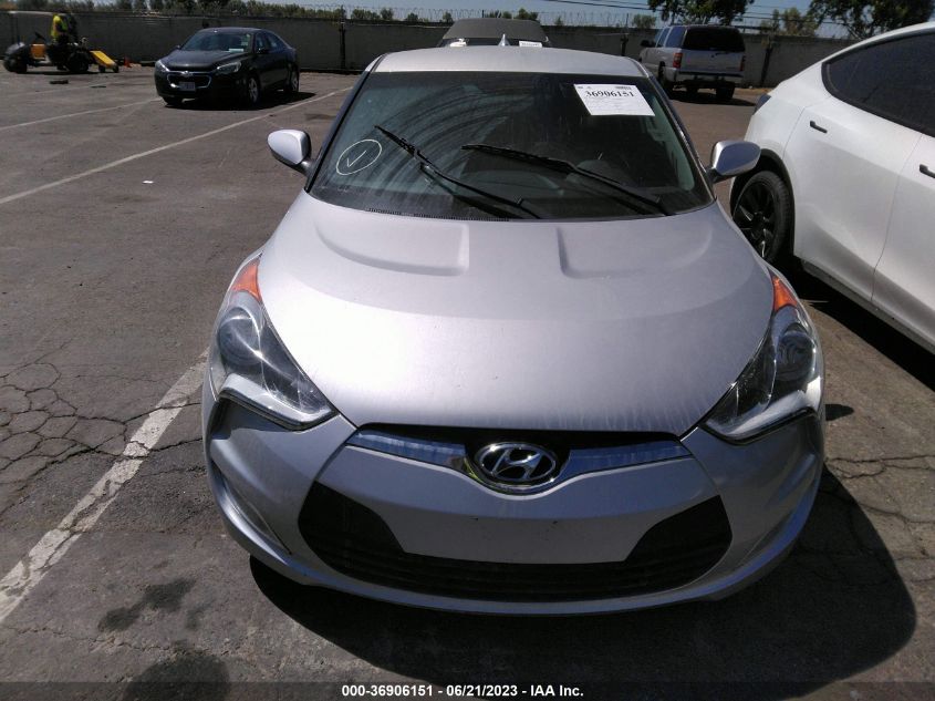 2017 HYUNDAI VELOSTER - KMHTC6AD4HU315090
