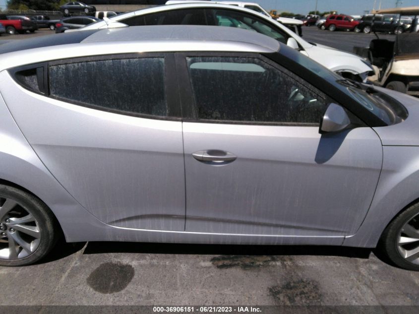 2017 HYUNDAI VELOSTER - KMHTC6AD4HU315090