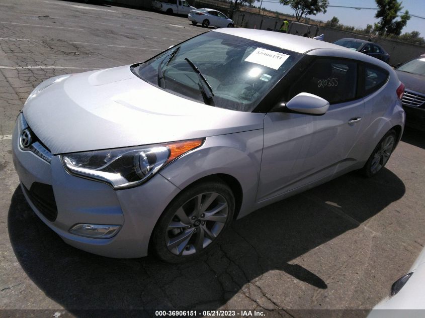 2017 HYUNDAI VELOSTER - KMHTC6AD4HU315090