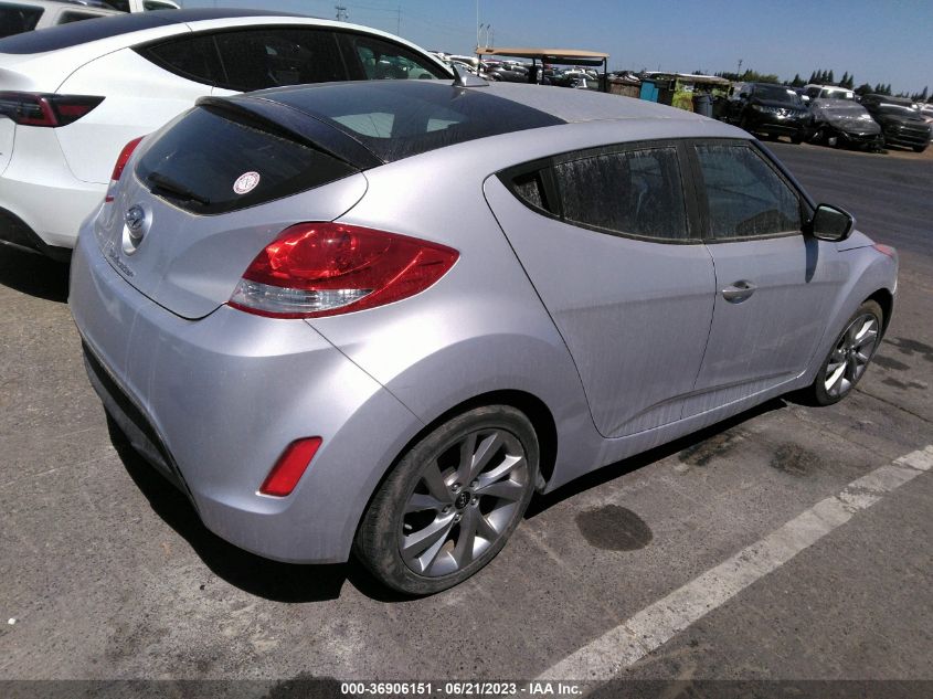 2017 HYUNDAI VELOSTER - KMHTC6AD4HU315090