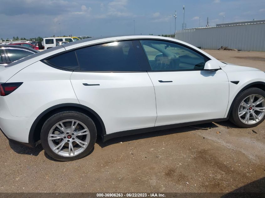 2022 TESLA MODEL Y LONG RANGE - 7SAYGDEE1NF390094