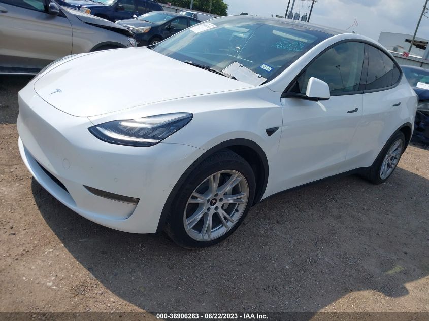 2022 TESLA MODEL Y LONG RANGE - 7SAYGDEE1NF390094