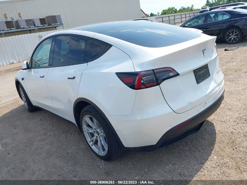 2022 TESLA MODEL Y LONG RANGE - 7SAYGDEE1NF390094