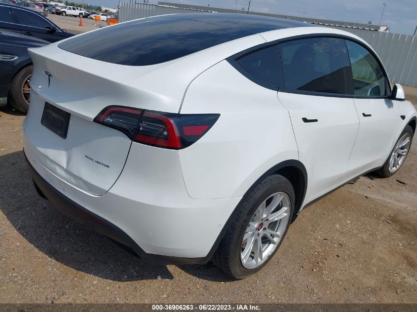 2022 TESLA MODEL Y LONG RANGE - 7SAYGDEE1NF390094