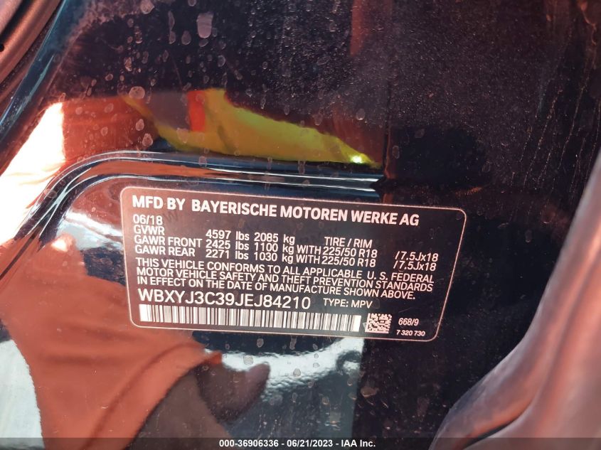 2018 BMW X2 SDRIVE28I - WBXYJ3C39JEJ84210