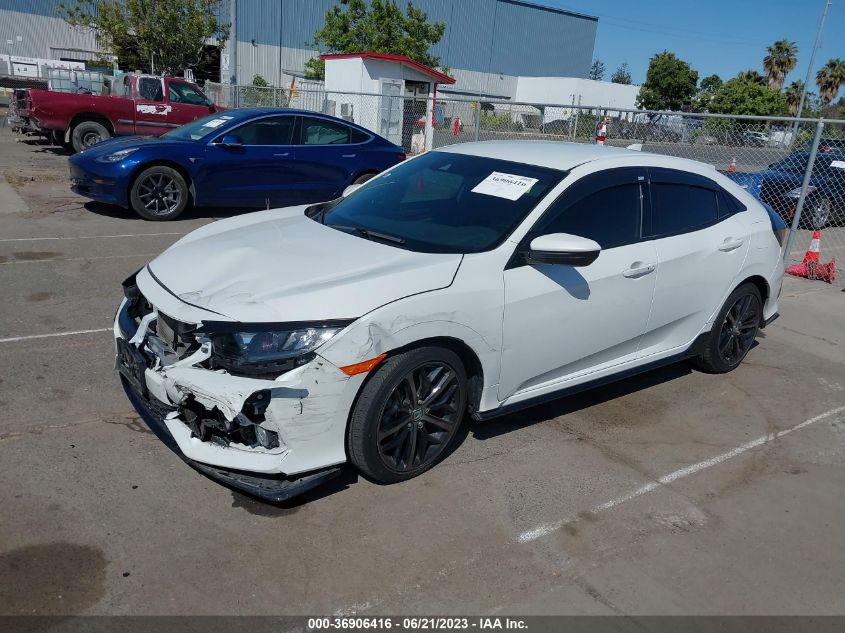 2021 HONDA CIVIC HATCHBACK SPORT - SHHFK7H44MU414943
