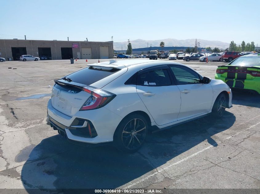 2021 HONDA CIVIC HATCHBACK SPORT - SHHFK7H44MU414943