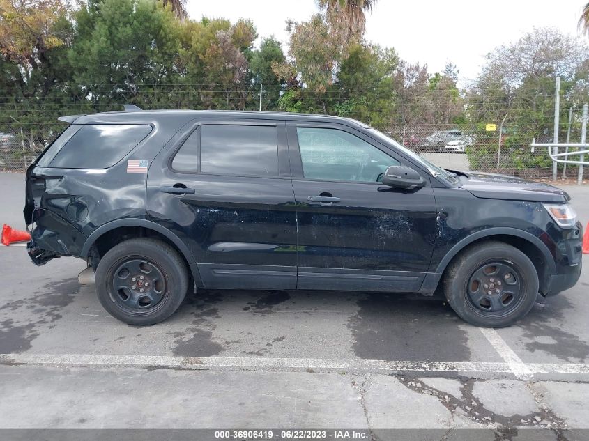 2018 FORD POLICE INTERCEPTOR UTILITY - 1FM5K8AR4JGB68059