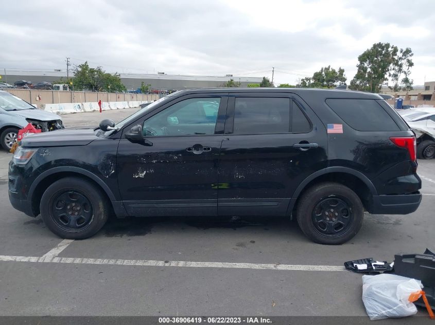 2018 FORD POLICE INTERCEPTOR UTILITY - 1FM5K8AR4JGB68059