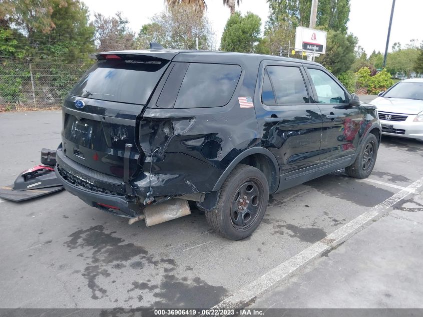 2018 FORD POLICE INTERCEPTOR UTILITY - 1FM5K8AR4JGB68059