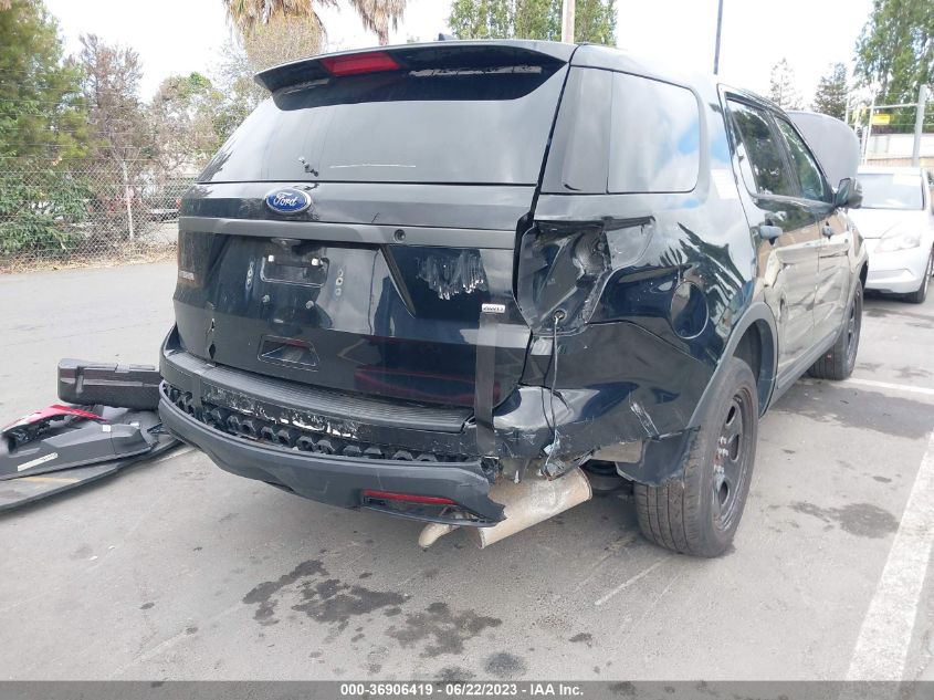2018 FORD POLICE INTERCEPTOR UTILITY - 1FM5K8AR4JGB68059