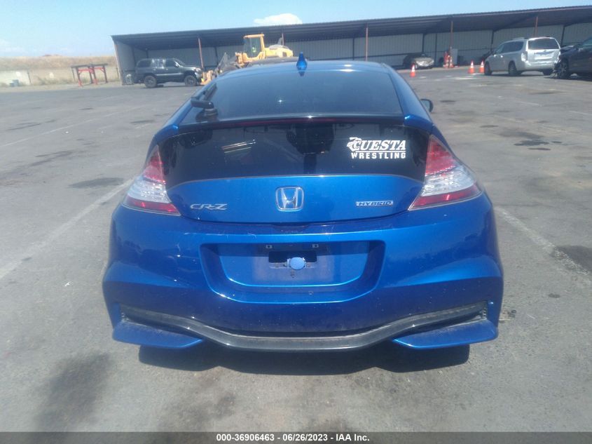 2016 HONDA CR-Z EX/EX-L JHMZF1C62GS001496