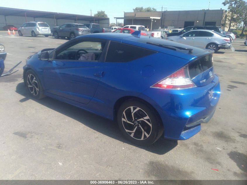 2016 HONDA CR-Z EX/EX-L JHMZF1C62GS001496