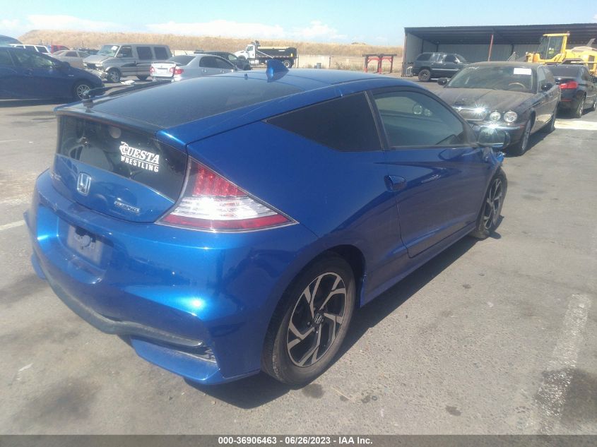 2016 HONDA CR-Z EX/EX-L JHMZF1C62GS001496