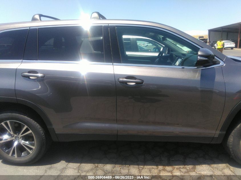 2019 TOYOTA HIGHLANDER LE - 5TDZZRFHXKS321462