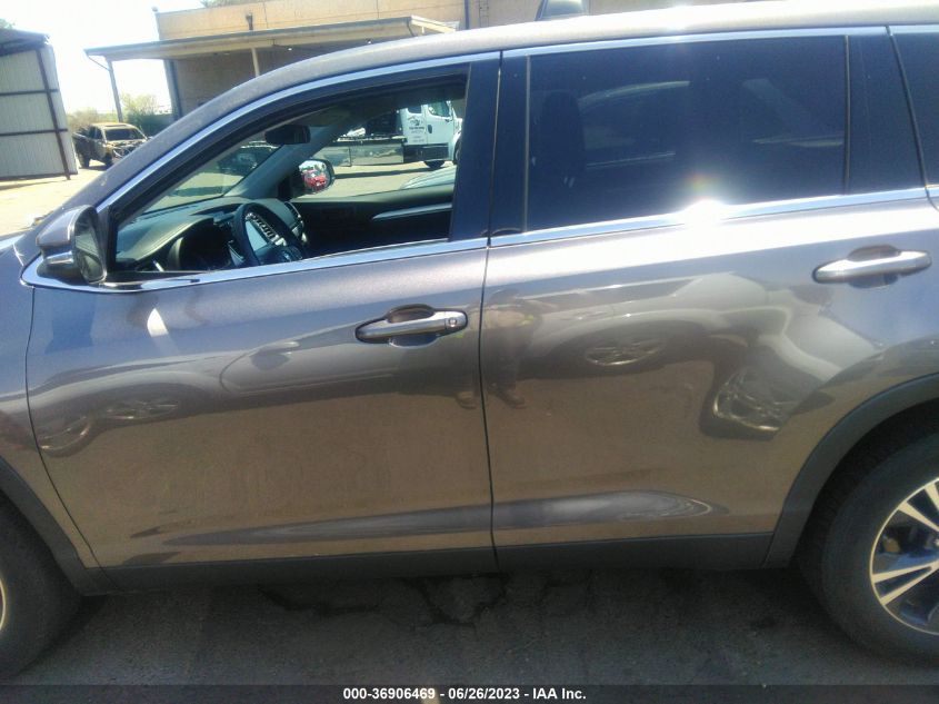 2019 TOYOTA HIGHLANDER LE - 5TDZZRFHXKS321462