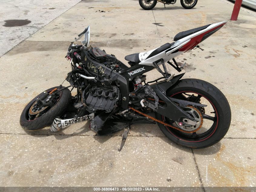2012 YAMAHA YZFR6 JYARJ16E0CA027092