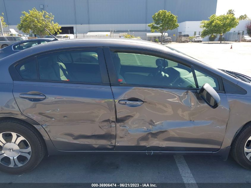 2015 HONDA CIVIC HYBRID 19XFB4F20FE001928