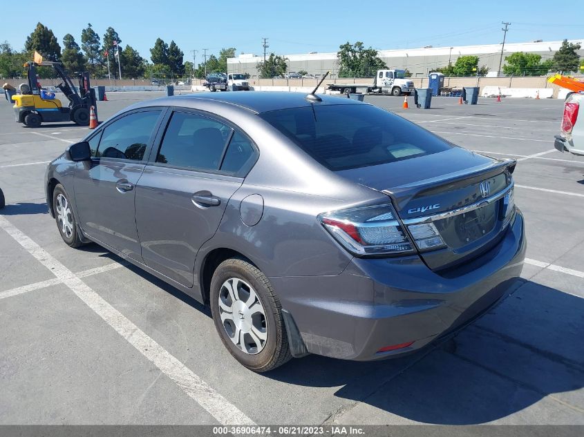 2015 HONDA CIVIC HYBRID 19XFB4F20FE001928