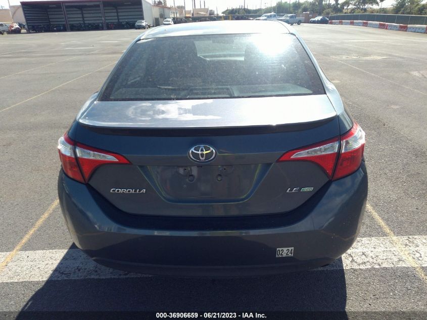 2015 TOYOTA COROLLA LE ECO - 5YFBPRHE9FP184992