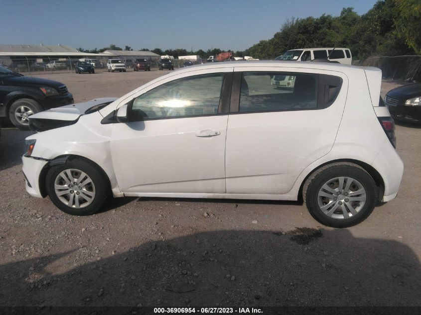 2017 CHEVROLET SONIC LT - 1G1JG6SH1H4175585