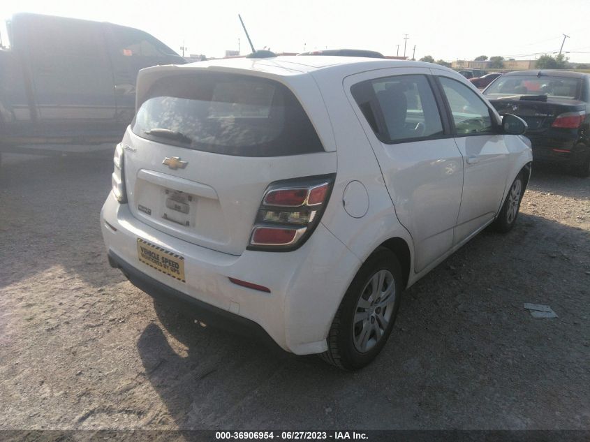 2017 CHEVROLET SONIC LT - 1G1JG6SH1H4175585