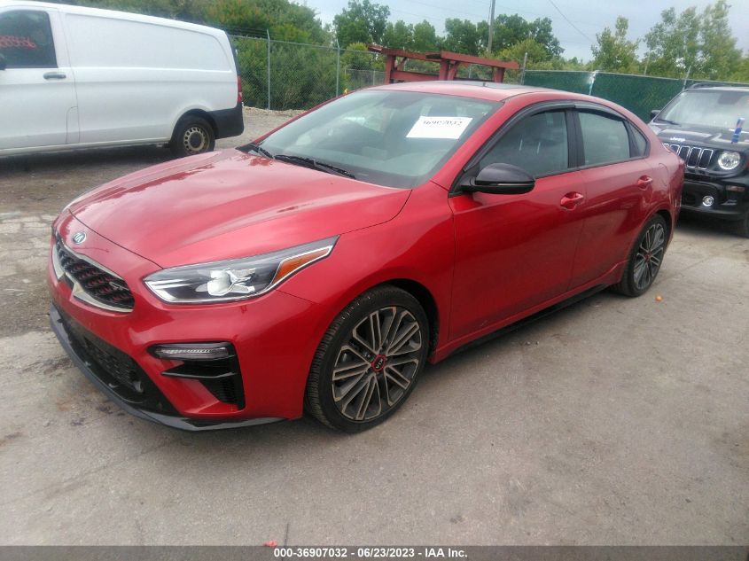 VIN 3KPF44ACXME394697 2021 KIA FORTE GT