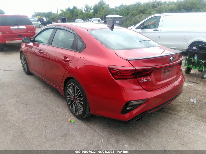 VIN 3KPF44ACXME394697 2021 KIA FORTE GT