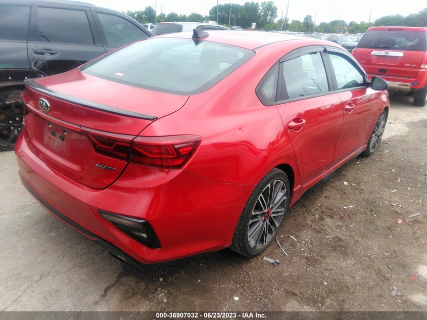 VIN 3KPF44ACXME394697 2021 KIA FORTE GT