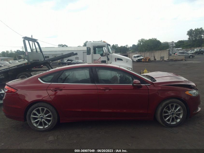 2017 FORD FUSION SE - 3FA6P0HD0HR320451