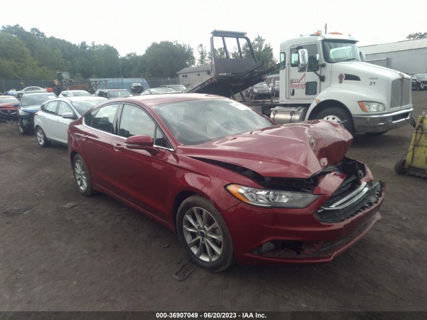 2017 FORD FUSION SE - 3FA6P0HD0HR320451