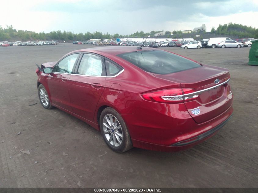 2017 FORD FUSION SE - 3FA6P0HD0HR320451