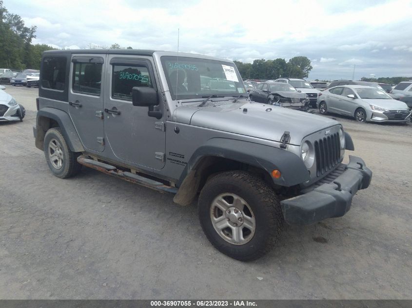2016 JEEP WRANGLER UNLIMITED SPORT RHD - 1C4BJWKGXGL315786