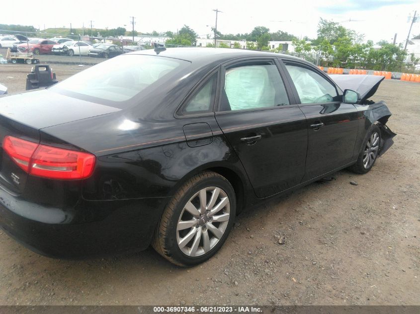 2014 AUDI A4 PREMIUM - WAUBFAFL0EN010100