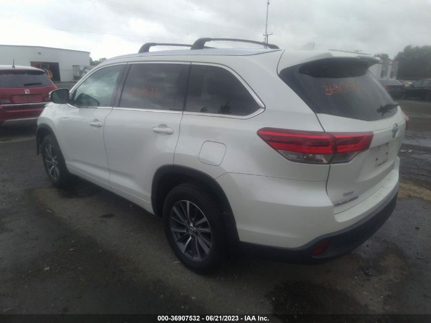 2017 TOYOTA HIGHLANDER SE/XLE - 5TDJZRFH6HS519994