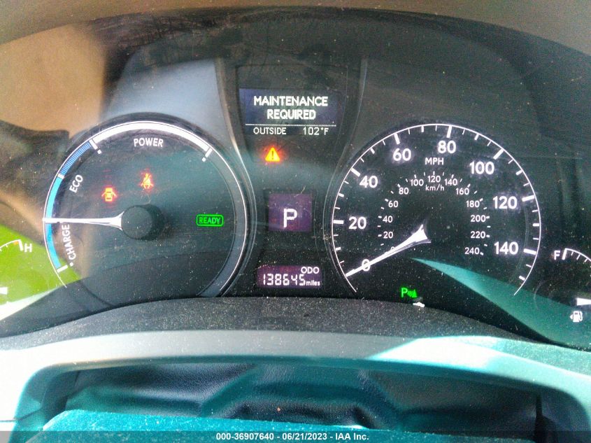 2014 LEXUS RX 450H - JTJBC1BA6E2458419