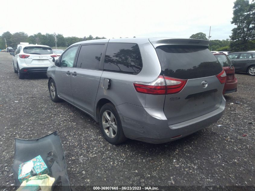 5TDZK3DC0GS723104 2016 TOYOTA SIENNA, photo no. 3