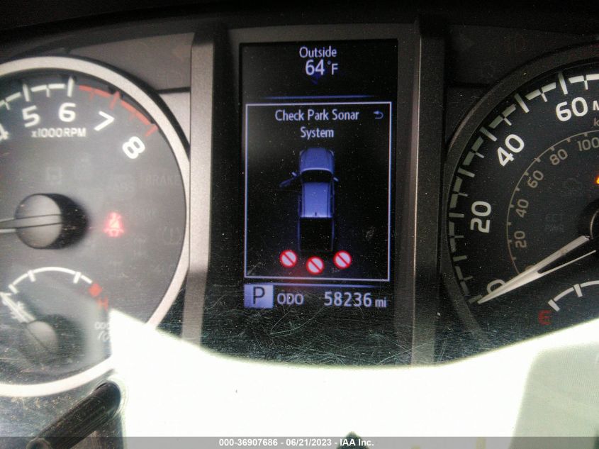 2018 TOYOTA TACOMA DBL CAB/SR/TRDSPT/OR/PRO - 5TFCZ5AN1JX156969