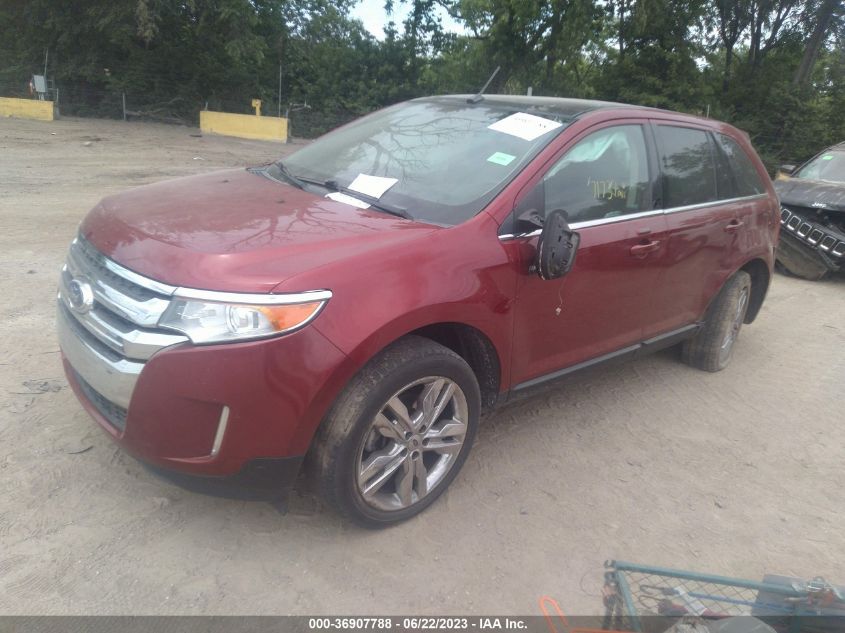 2FMDK3KC1EBB17379 2014 FORD EDGE, photo no. 2