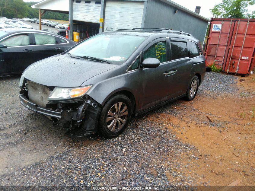 2014 HONDA ODYSSEY EX-L - 5FNRL5H63EB104589
