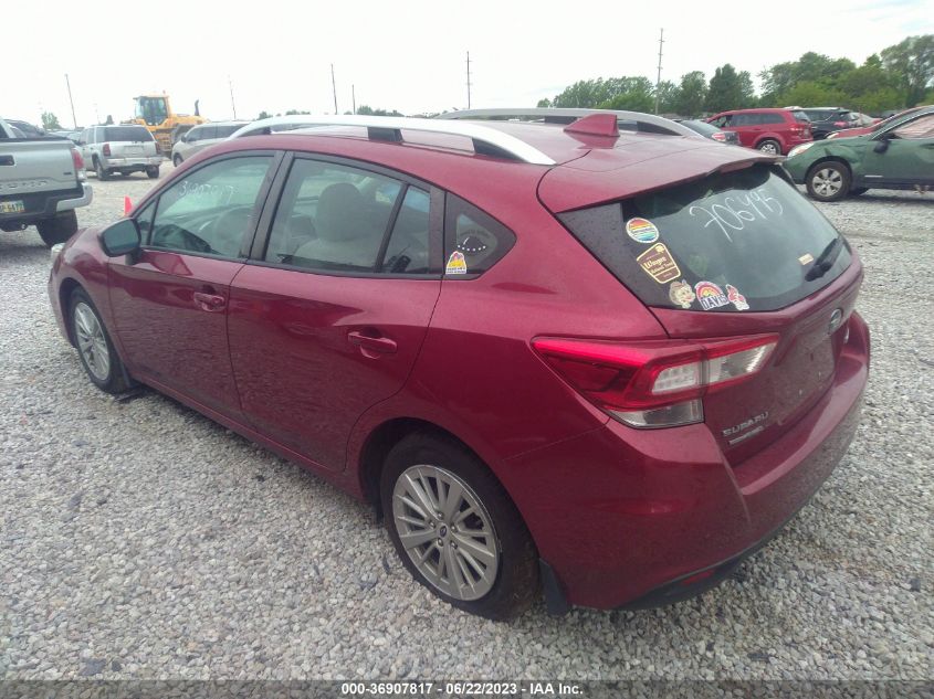2018 SUBARU IMPREZA PREMIUM - 4S3GTAB62J3706495