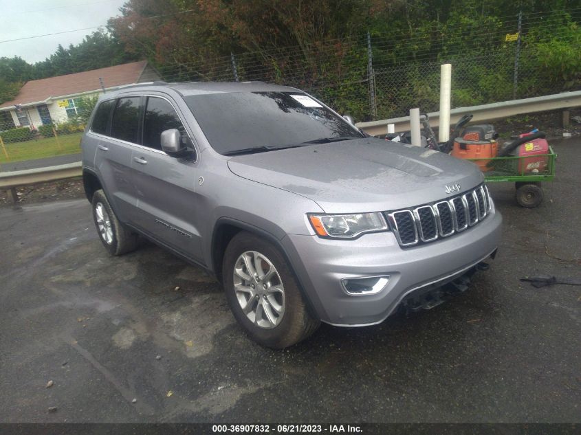 2021 JEEP GRAND CHEROKEE LAREDO E/FREEDOM/LAREDO X - 1C4RJFAG8MC8R3835