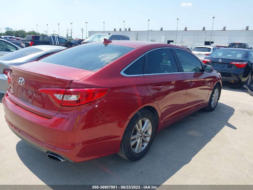 2016 HYUNDAI SONATA 2.4L SE - 5NPE24AFXGH363798