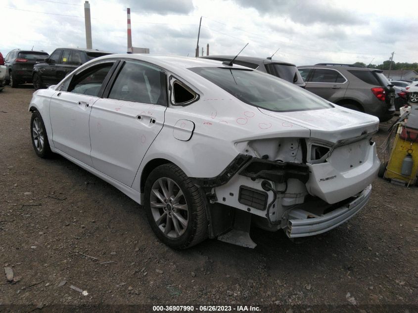 2017 FORD FUSION SE - 3FA6P0H72HR316718