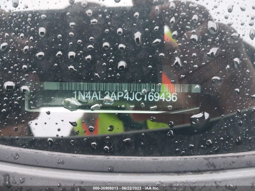 2018 NISSAN ALTIMA 2.5/S/SV/SL/SR - 1N4AL3AP4JC169436