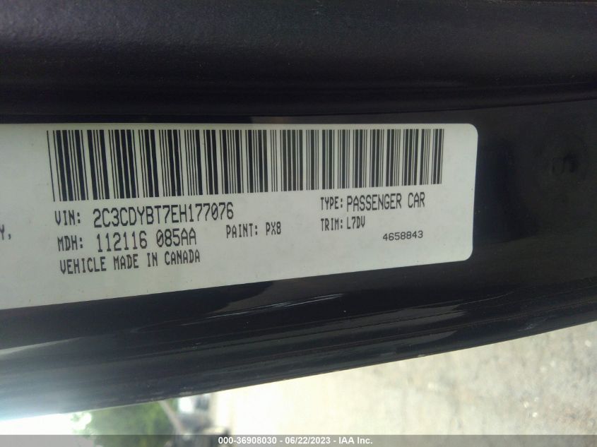 2014 DODGE CHALLENGER R/T - 2C3CDYBT7EH177076