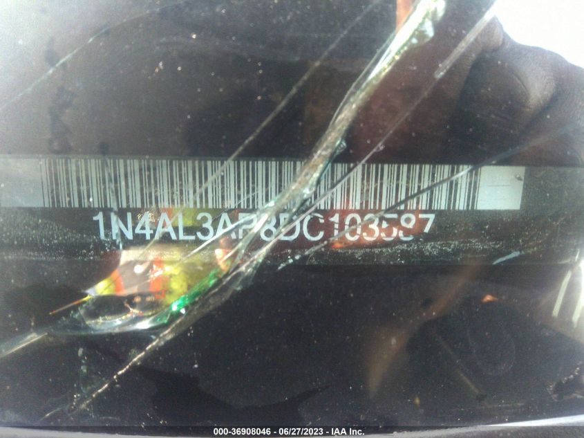 2013 NISSAN ALTIMA 2.5 SL - 1N4AL3AP8DC103587