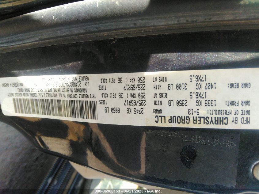 2013 DODGE GRAND CARAVAN SXT - 2C4RDGCG4DR771618